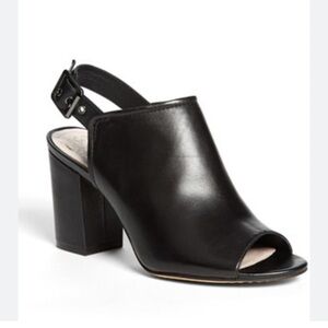 Vince Camuto Brianny Slingback Peep toe leather sandals size 7.5